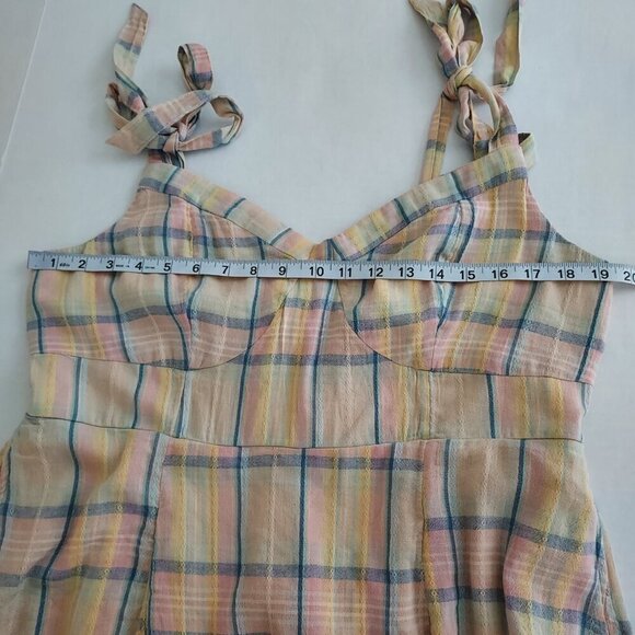 American Eagle Outfitters  Multicolor Fit and Flare Mini Dress NWOT Size XL - Picture 9 of 13